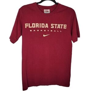Vintage 90s Nike Florida State University Basketball Center Swoosh T-Shirt